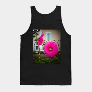 Hollyhock, Maison Blanche, Deux Sevres, France Tank Top